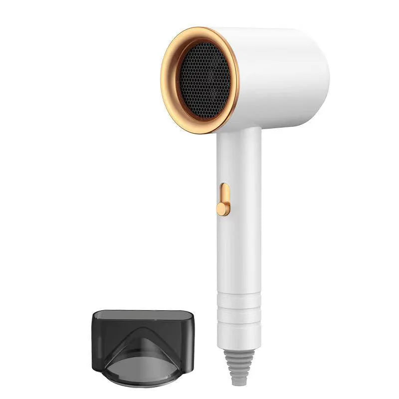 BRANCO Cor Secador De Cabelo Iónico Silencioso Com Ar Quente E Frio