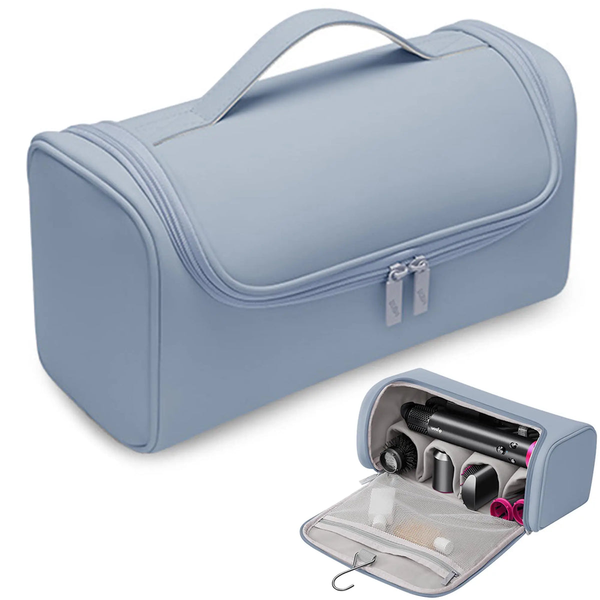 Azul Cor Mala De Viagem Para Dyson Airwrap Com Compartimentos