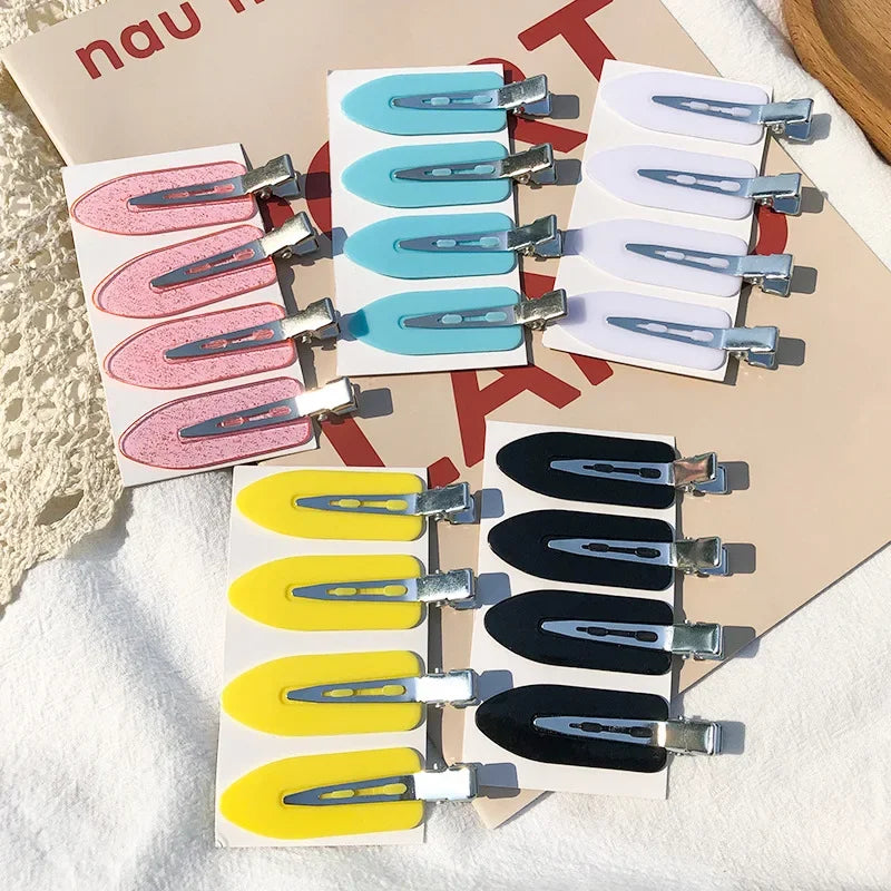 Conjunto 4 Molas de Cabelo Sem Marcas para Penteados