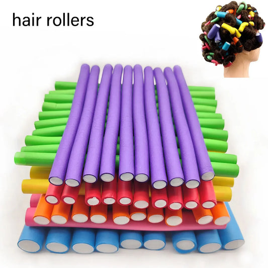 Rolos Flexíveis Sem Calor Para Caracóis Suaves (10 Unid.)