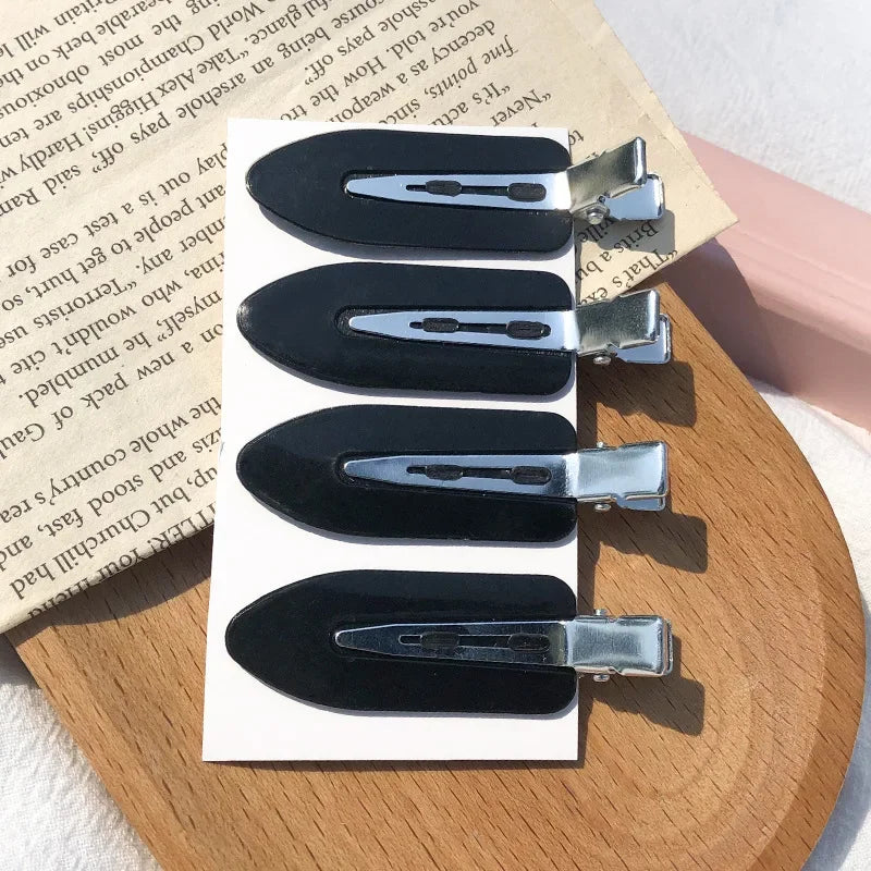 3 Cor Conjunto 4 Molas de Cabelo Sem Marcas para Penteados