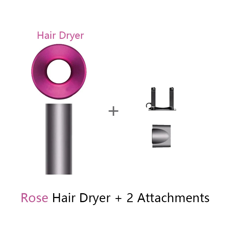 Rosa 2 acessórios Cor Secador de Cabelo Íon 5 em 1 com Difusor Profissional