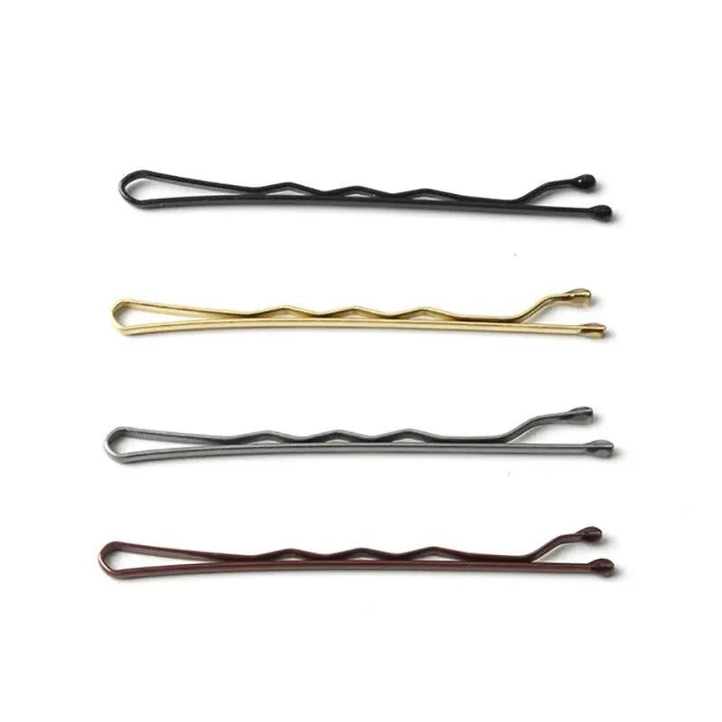 Conjunto 50 Molas de Cabelo U Douradas para Mulher