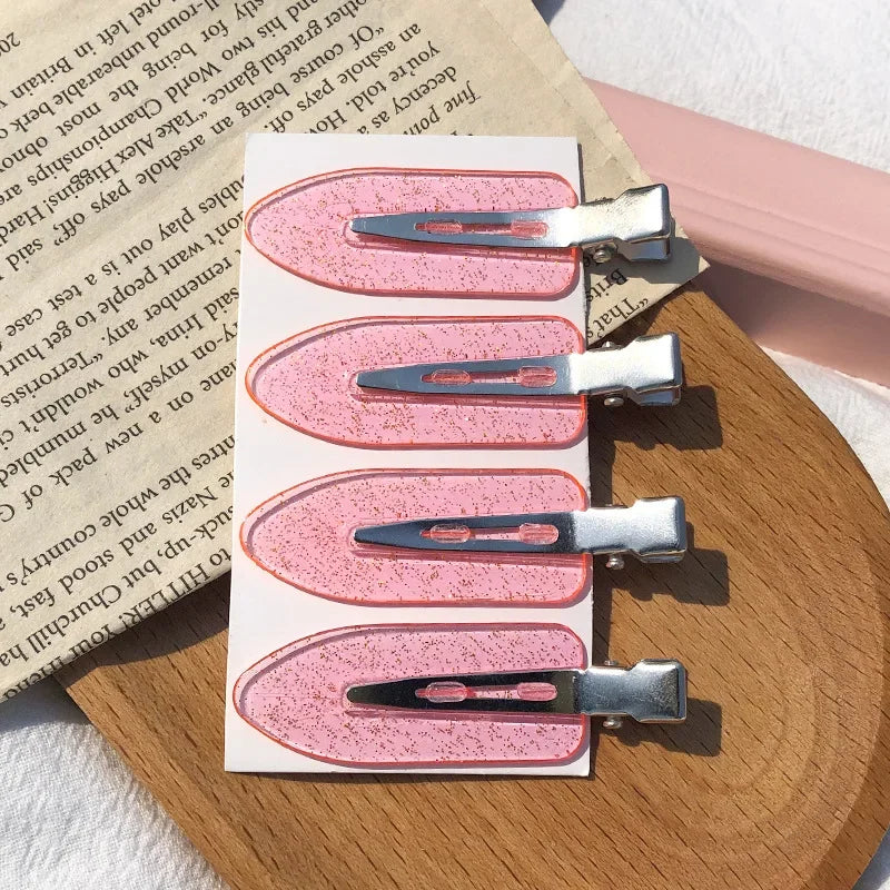 10 Cor Conjunto 4 Molas de Cabelo Sem Marcas para Penteados