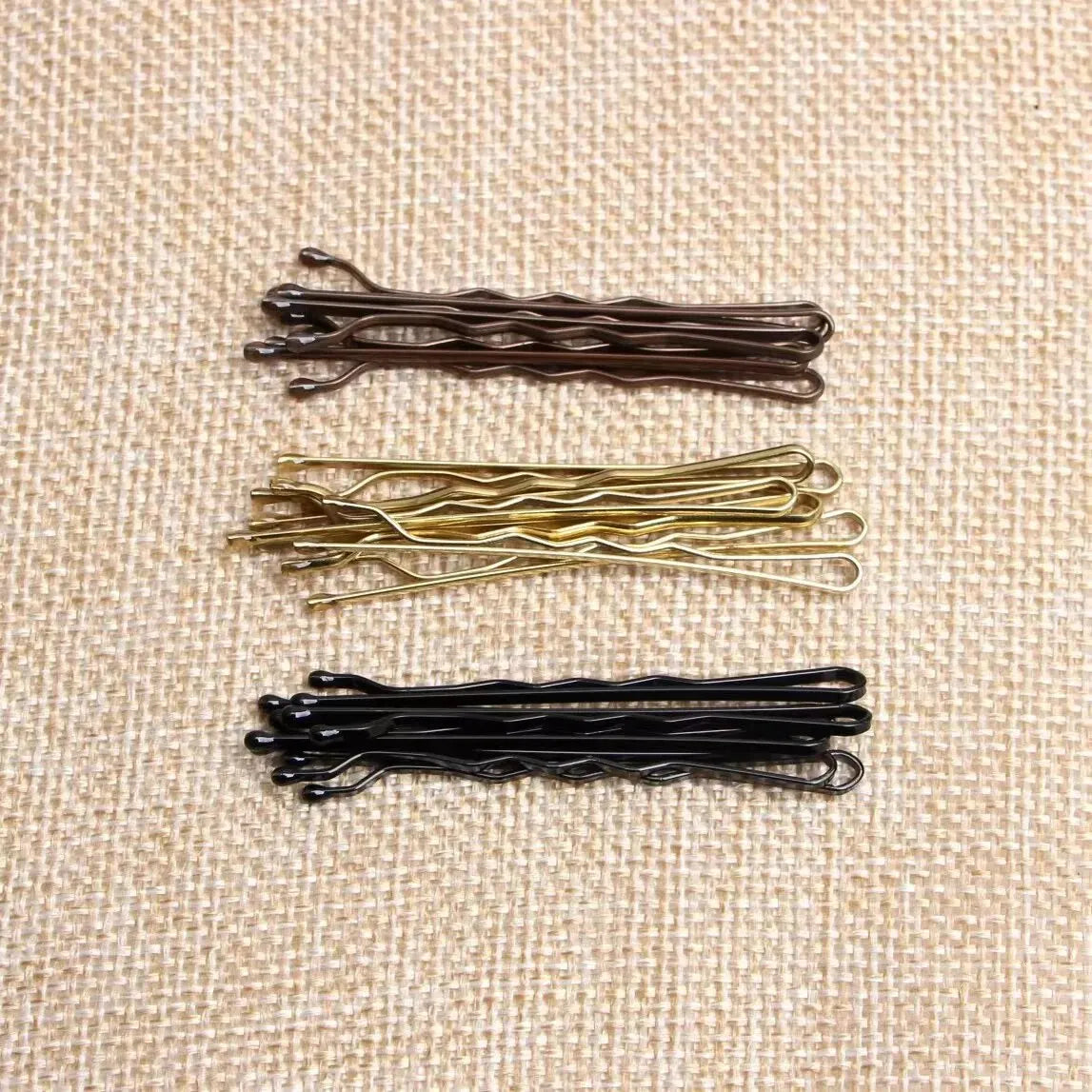 Conjunto 50 Molas de Cabelo U Douradas para Mulher
