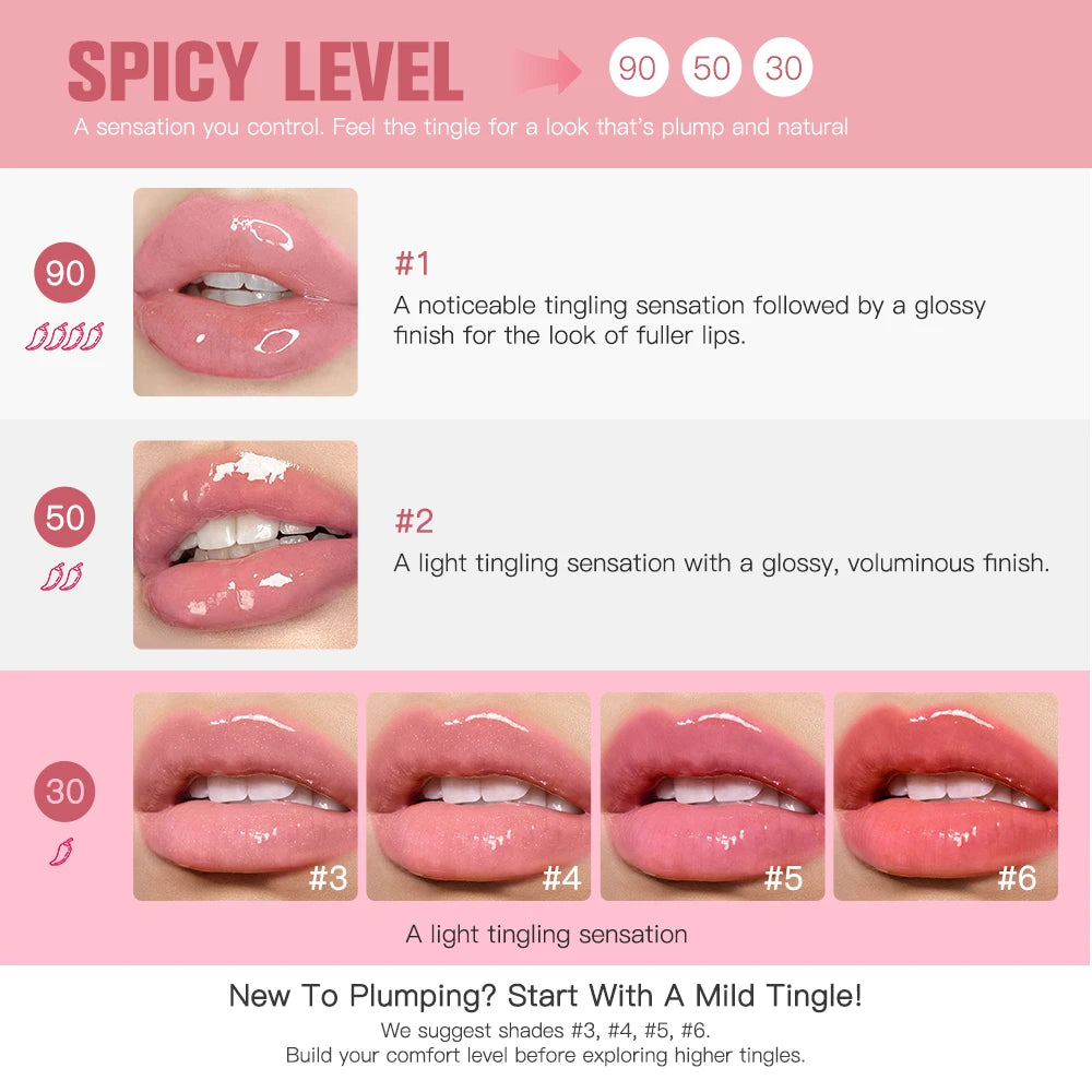 Gloss Labial Lip Plumper Hidratante com Efeito Volume