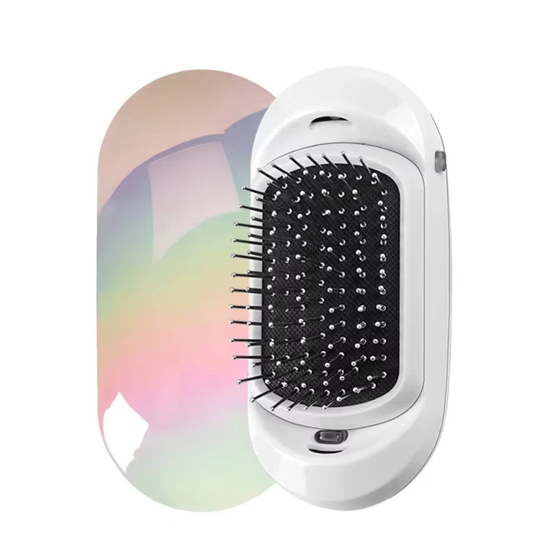 aurora Cor Escova De Cabelo Iónica Eléctrica Portátil Antifrizz