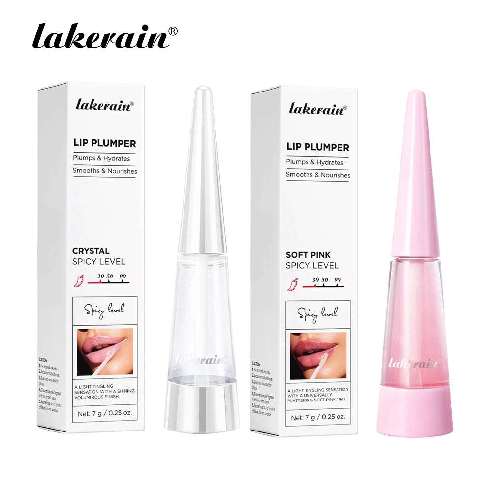Conjunto 3 Cor Gloss Labial Lip Plumper Hidratante com Efeito Volume
