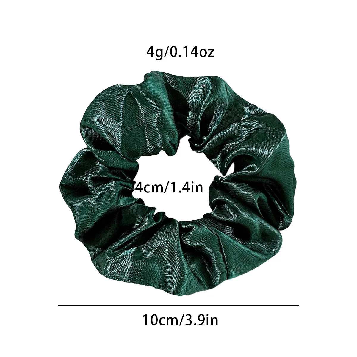 Conjunto de Scrunchies de Seda Coloridos para Cabelo