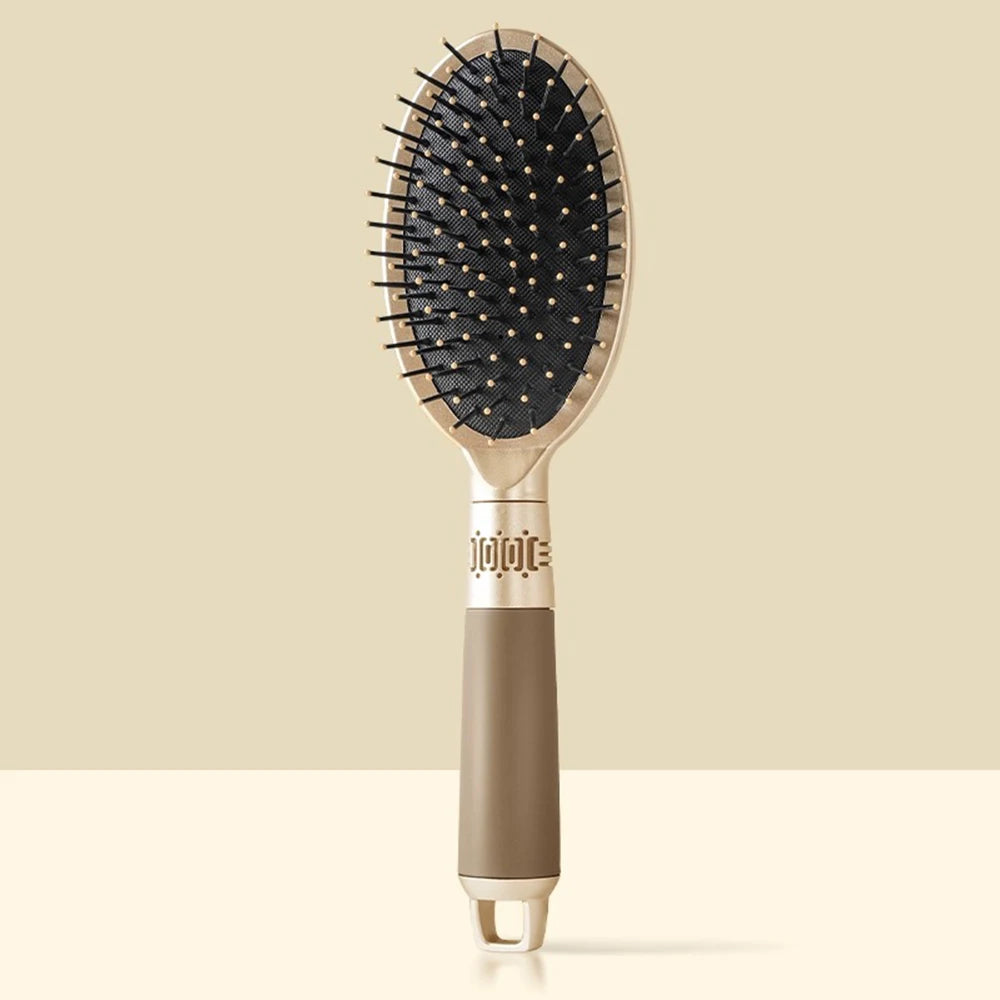 Pente oval Cor Escova Massageadora de Cabelo com Almofada de Ar Antiestática