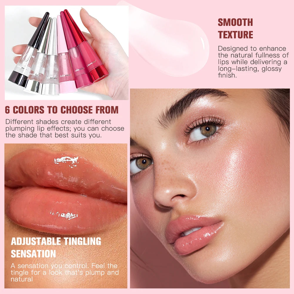 Gloss Labial Lip Plumper Hidratante com Efeito Volume