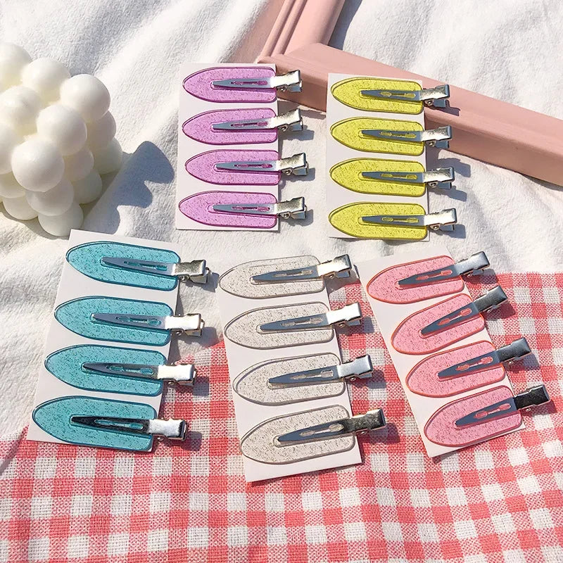 Conjunto 4 Molas de Cabelo Sem Marcas para Penteados