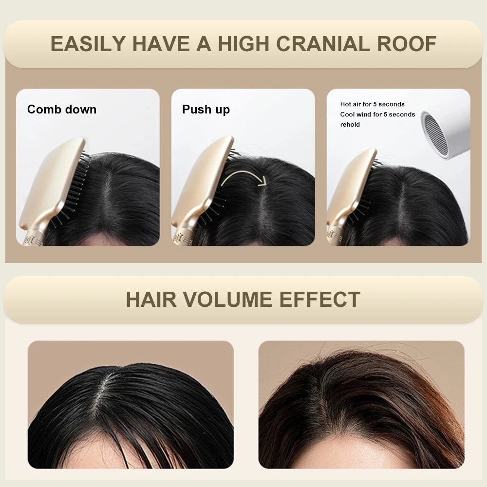 Escova Massageadora de Cabelo com Almofada de Ar Antiestática
