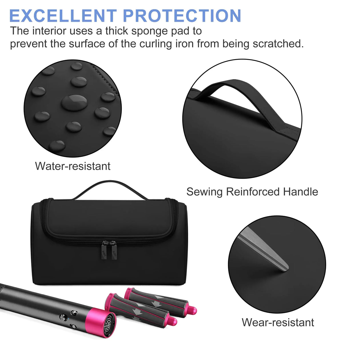 Mala De Viagem Para Dyson Airwrap Com Compartimentos