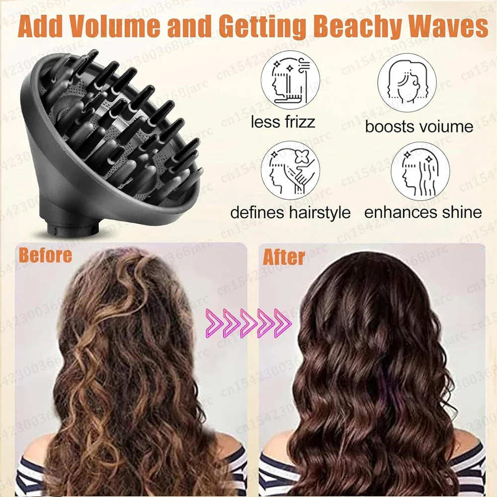Escova Modeladora De Ar Quente 6 Em 1 Para Cabelo