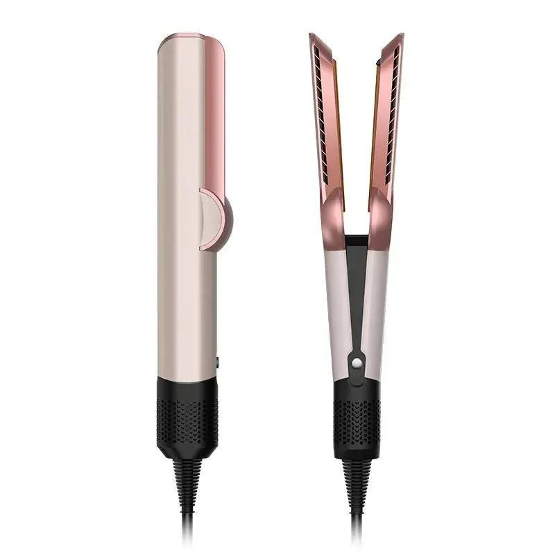 Rosa Cor Alisador de Cabelo Cerâmico Profissional com Temperatura Ajustável