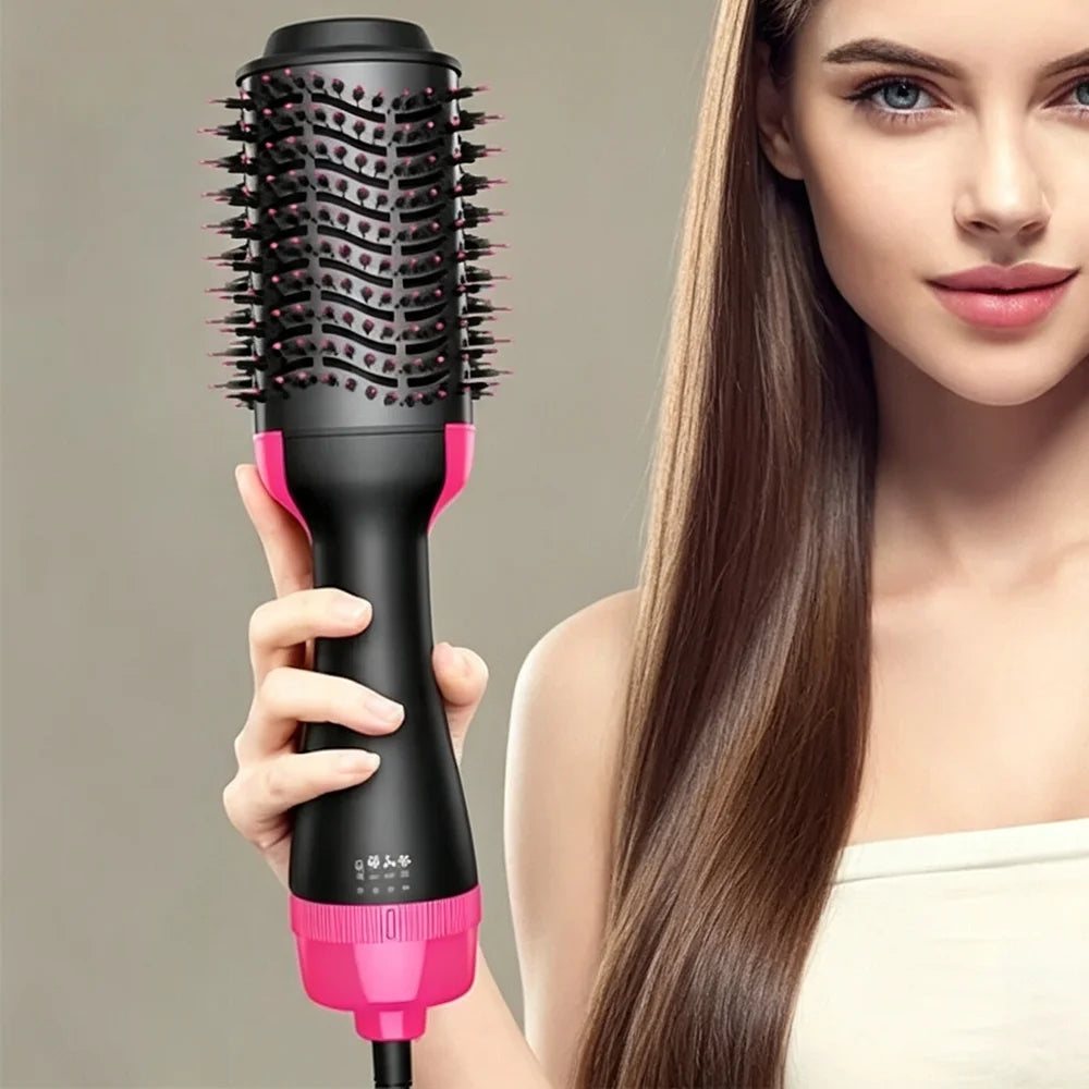 Escova Secador 3 em 1 Hot Air Brush Alisadora e Curvadora