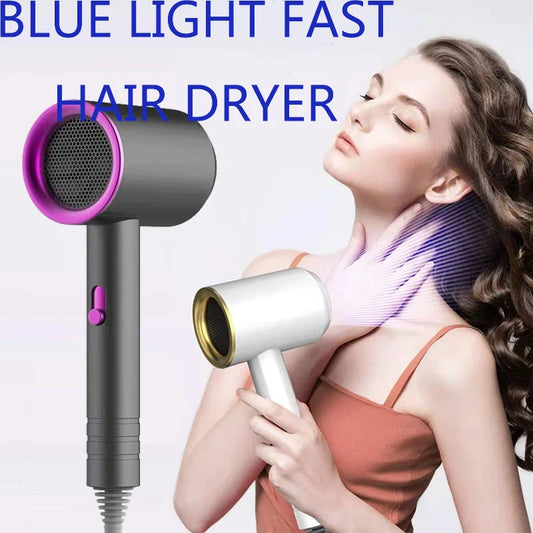 Secador De Cabelo Iónico Silencioso Com Ar Quente E Frio