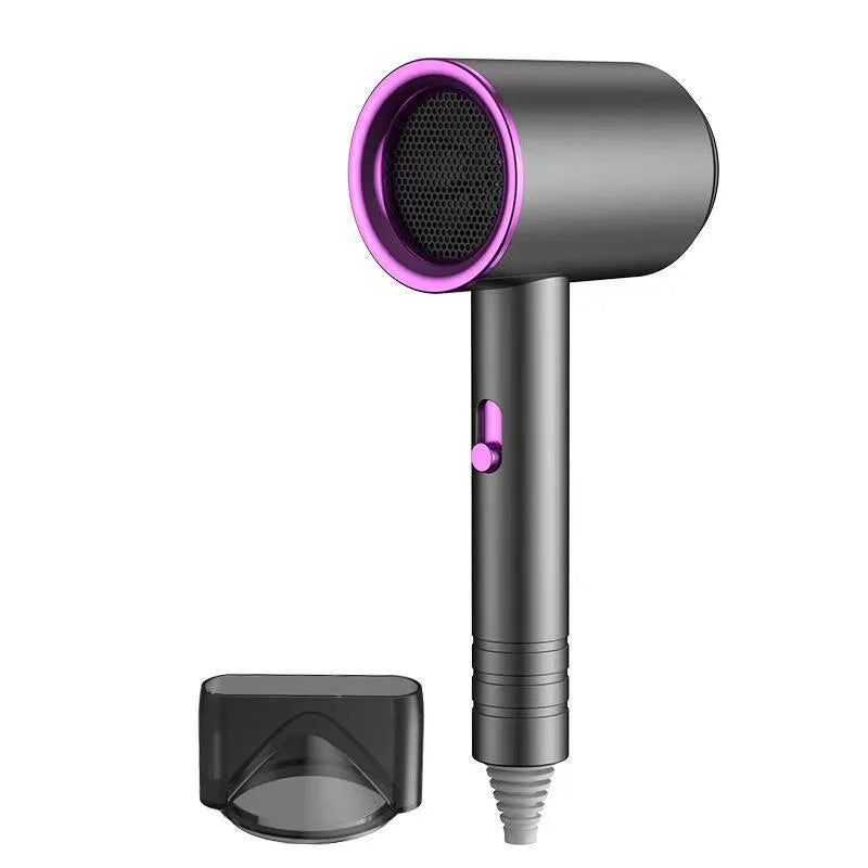 CINZENTO Cor Secador De Cabelo Iónico Silencioso Com Ar Quente E Frio