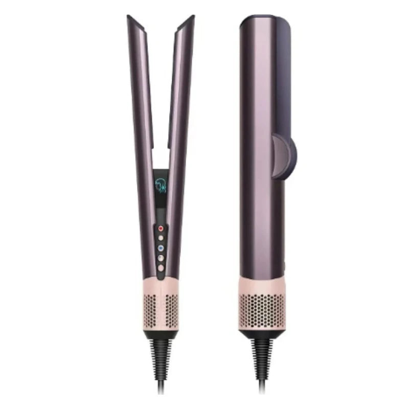 Roxo Cor Alisador de Cabelo Cerâmico Profissional com Temperatura Ajustável