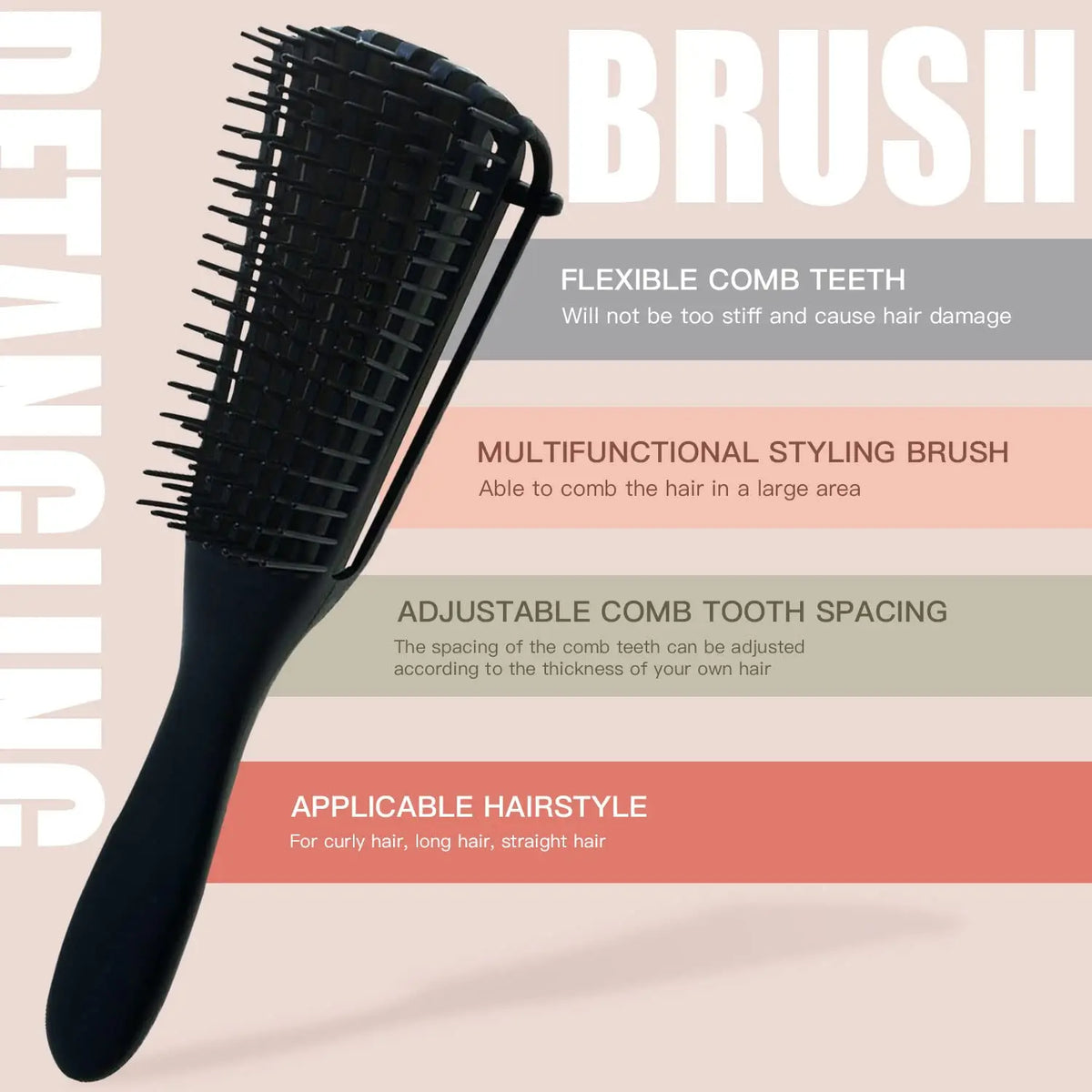 Conjunto 11 Peças Escovas e Pentes de Cabelo Profissional